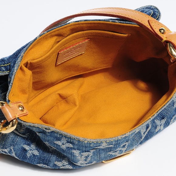 LOUIS VUITTON  Monogram Denim Mini Pleaty Blue - Picture 5 of 7